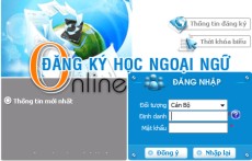 Đăng ký học ngoại ngữ